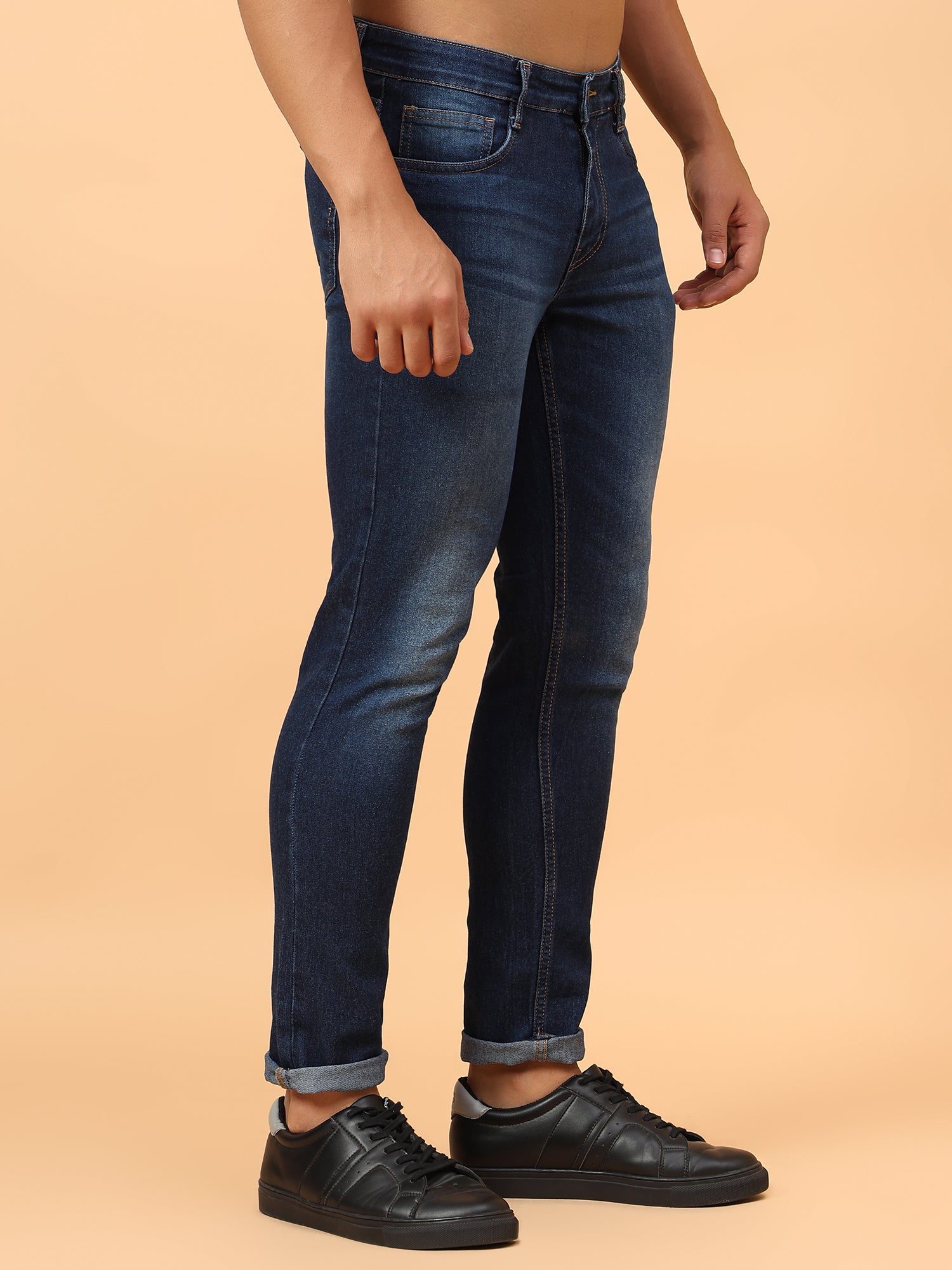 Men Micheal Slim Fit Light Fade Stretchable Jeans