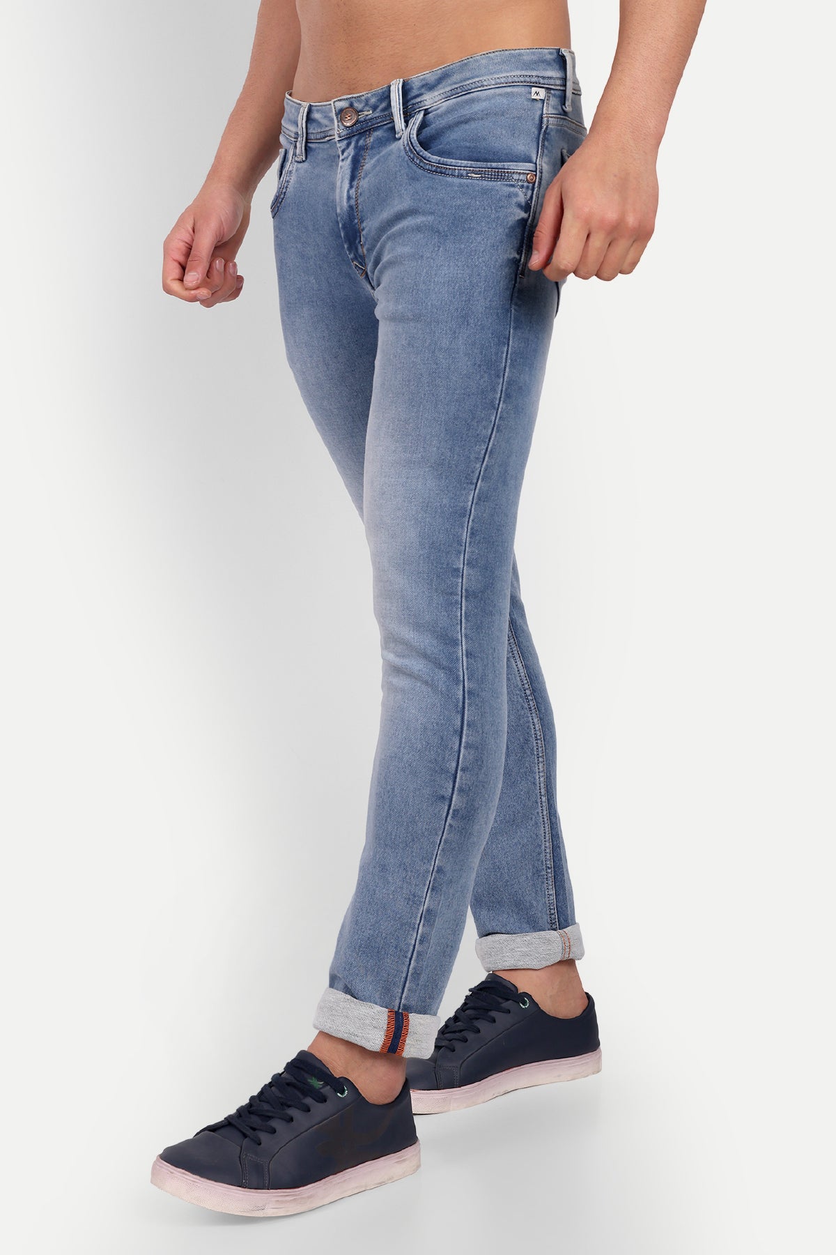 Men Light Blue Slim Fit Jeans