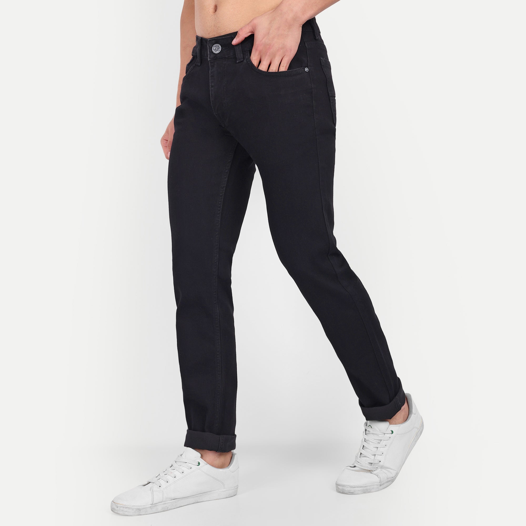 Men’s Slim Fit Black Denim Jeans