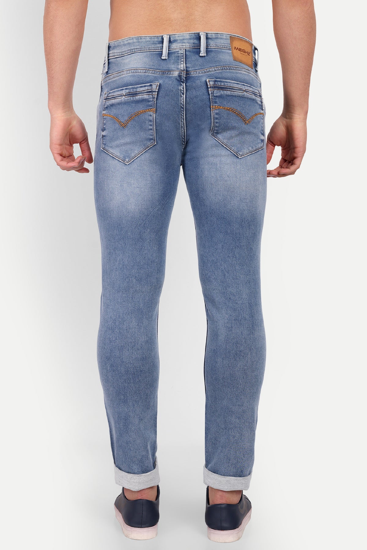 Men Light Blue Slim Fit Jeans