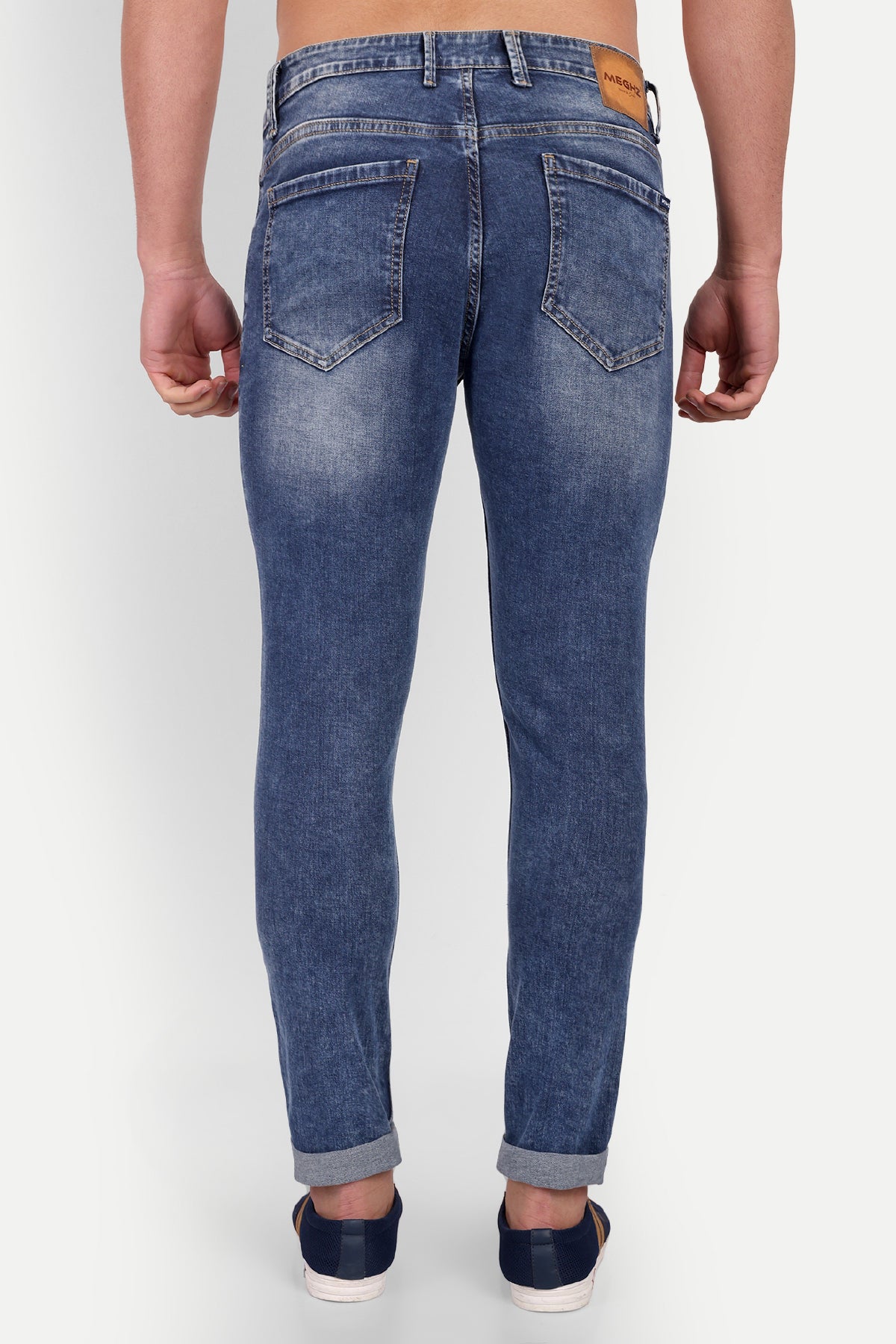 Men's Slim Fit Light Blue Denim Jeans