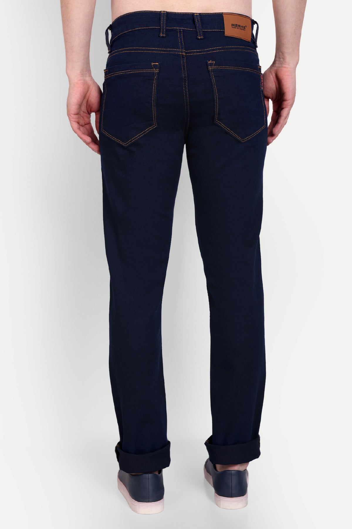 Classic Deep Blue Slim Fit Denim Jeans