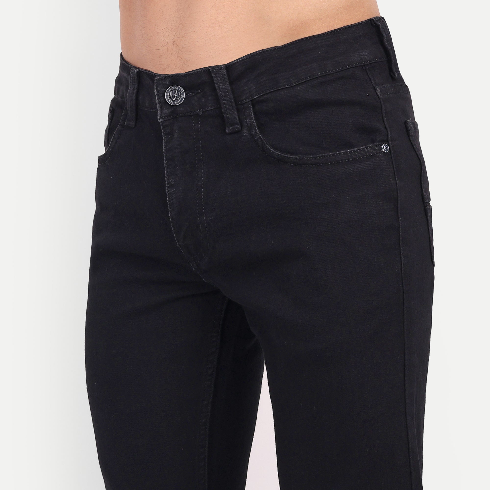 Men’s Slim Fit Black Denim Jeans