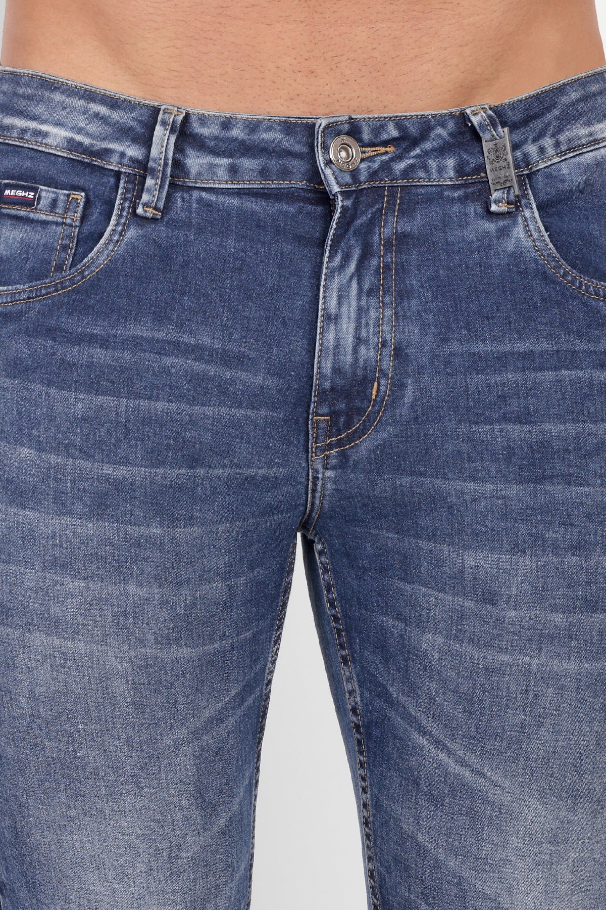 Men's Slim Fit Light Blue Denim Jeans