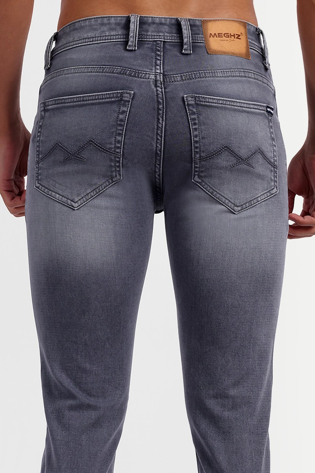 MENS GREY RICARDO SLIM JEANS