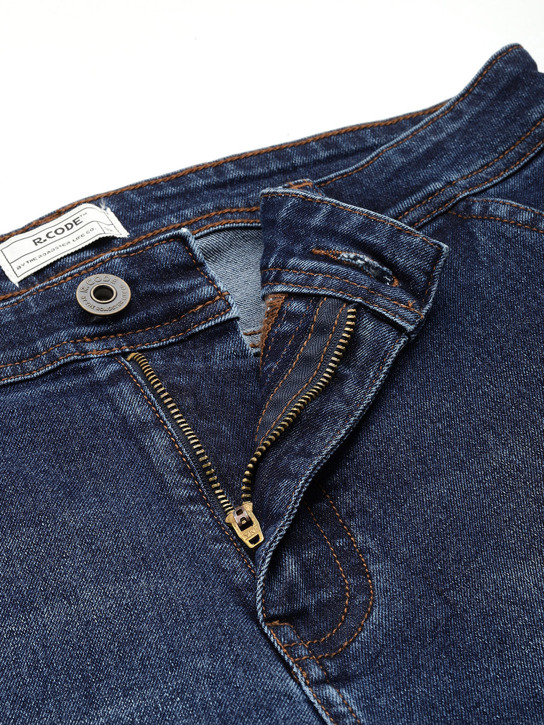 Men Bootcut High-Rise Light Fade Printed Stretchable Jeans