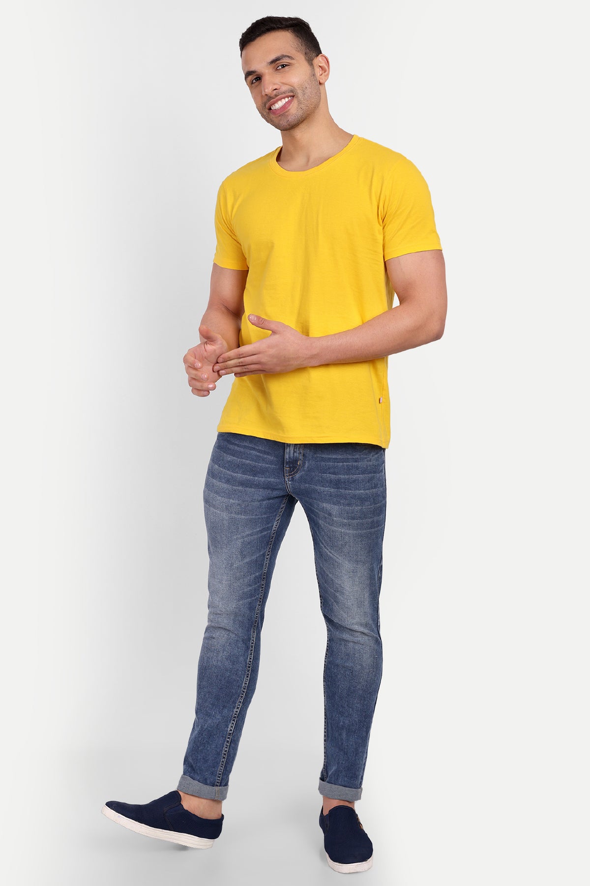 Men's Slim Fit Light Blue Denim Jeans