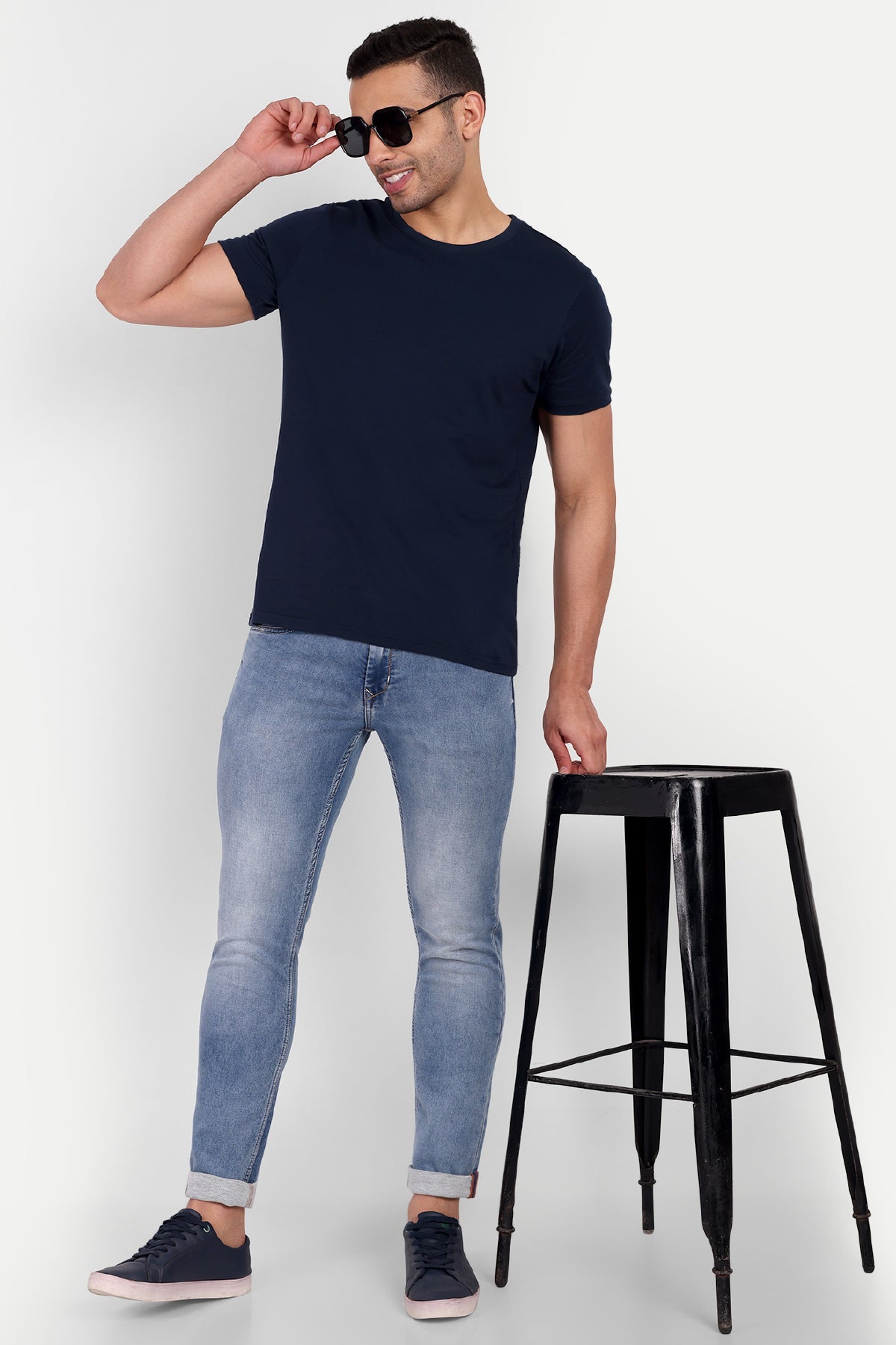Men Light Blue Slim Fit Jeans