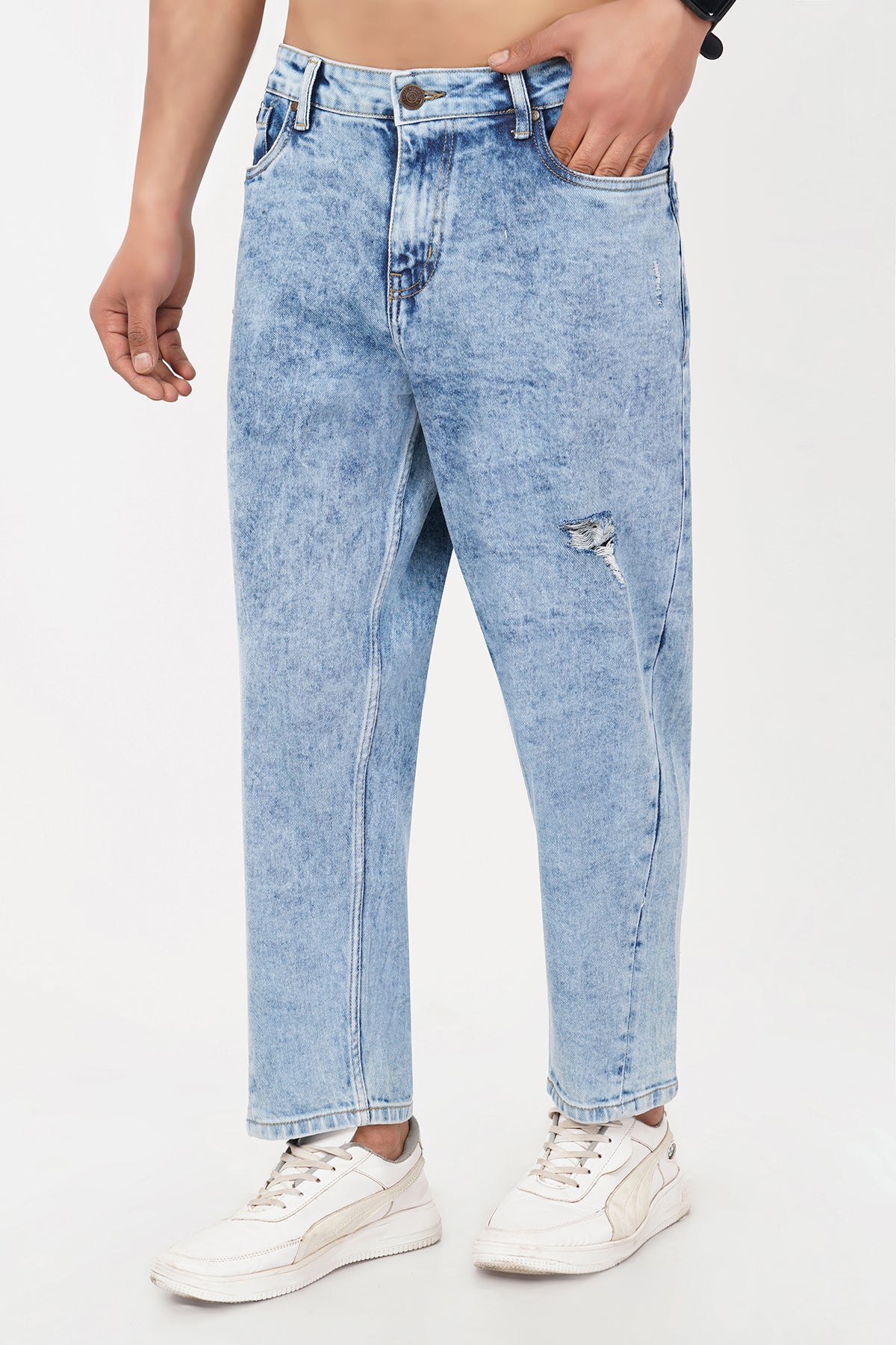 MENS LOOSE CROPPED FIT