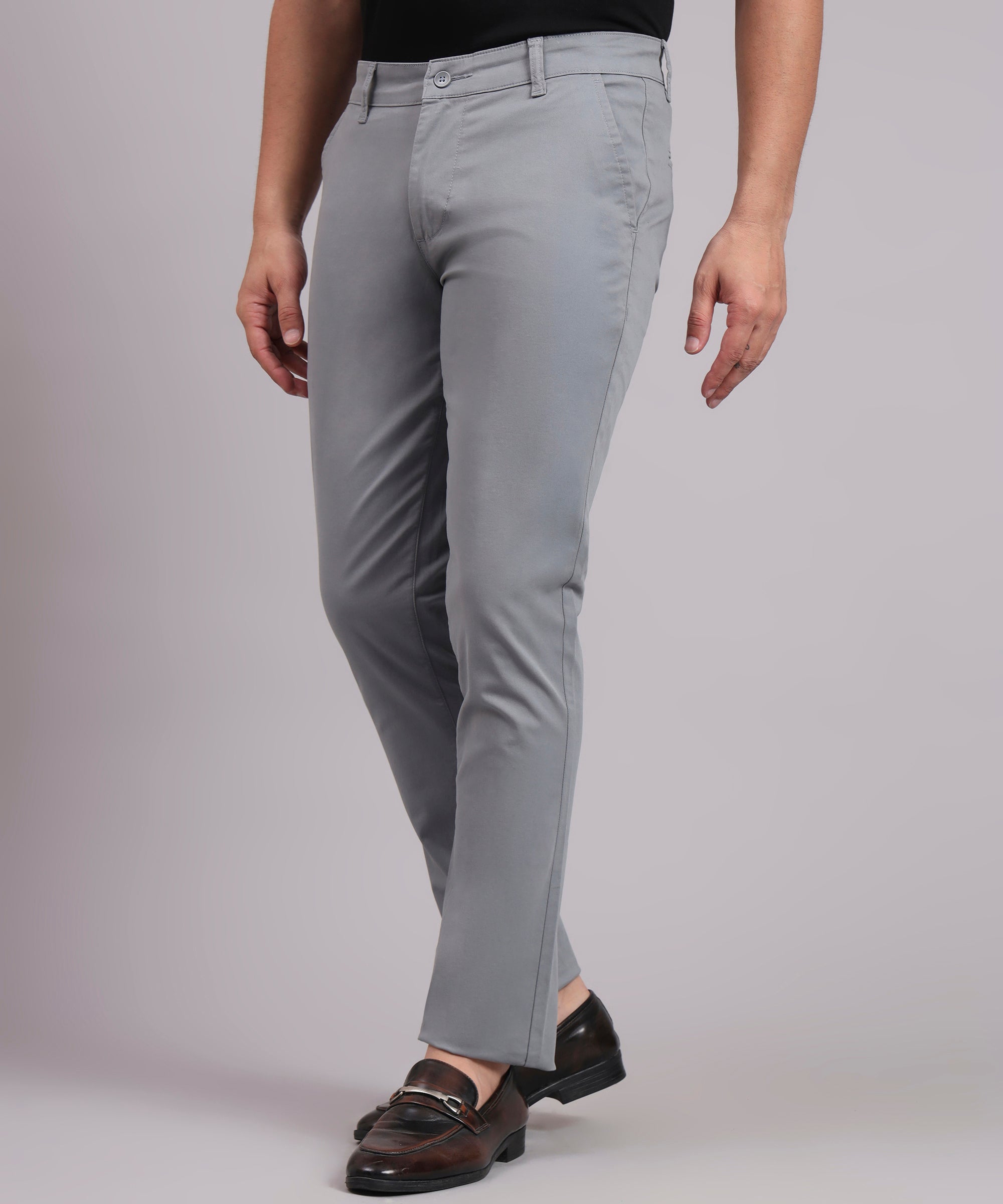 Men Urban Slim Slim Fit Chinos Trousers