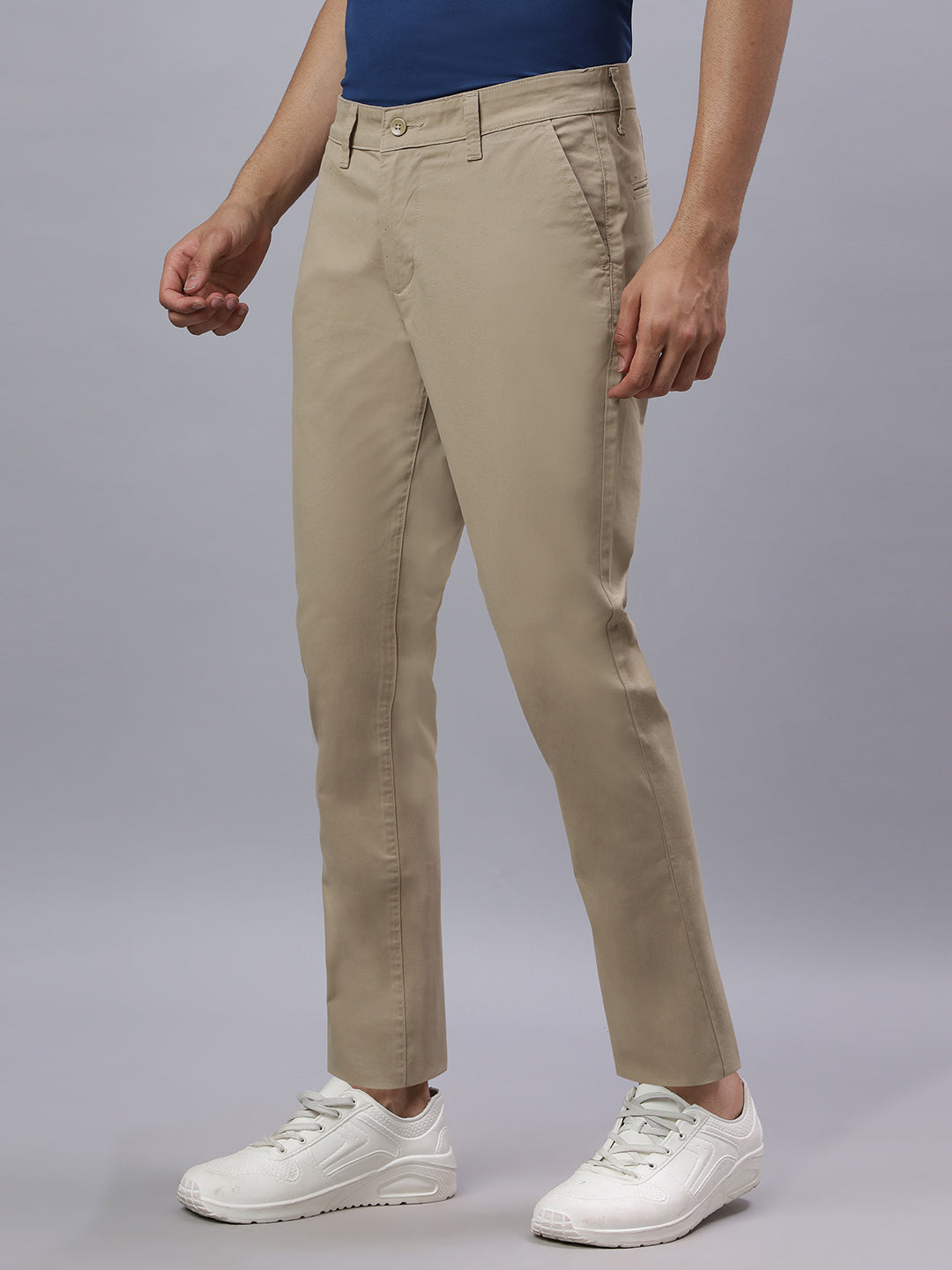 Men Urban Slim Slim Fit Chinos Trousers