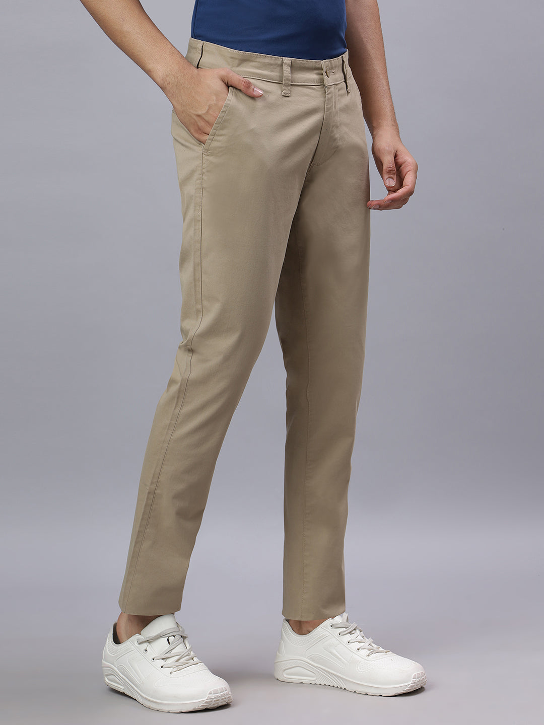 Men Urban Slim Slim Fit Chinos Trousers