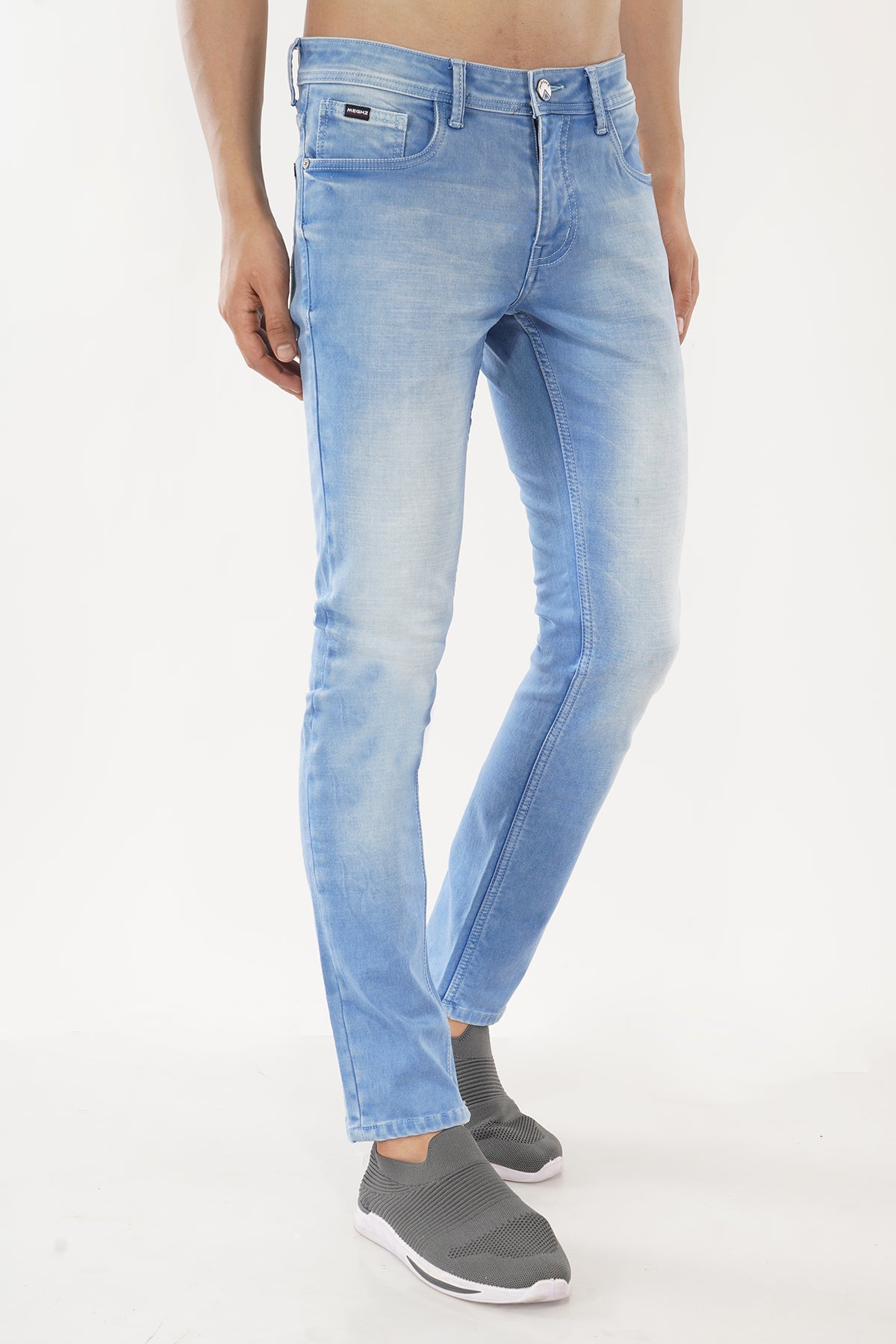 Men Light Blue Slim Fit Jeans