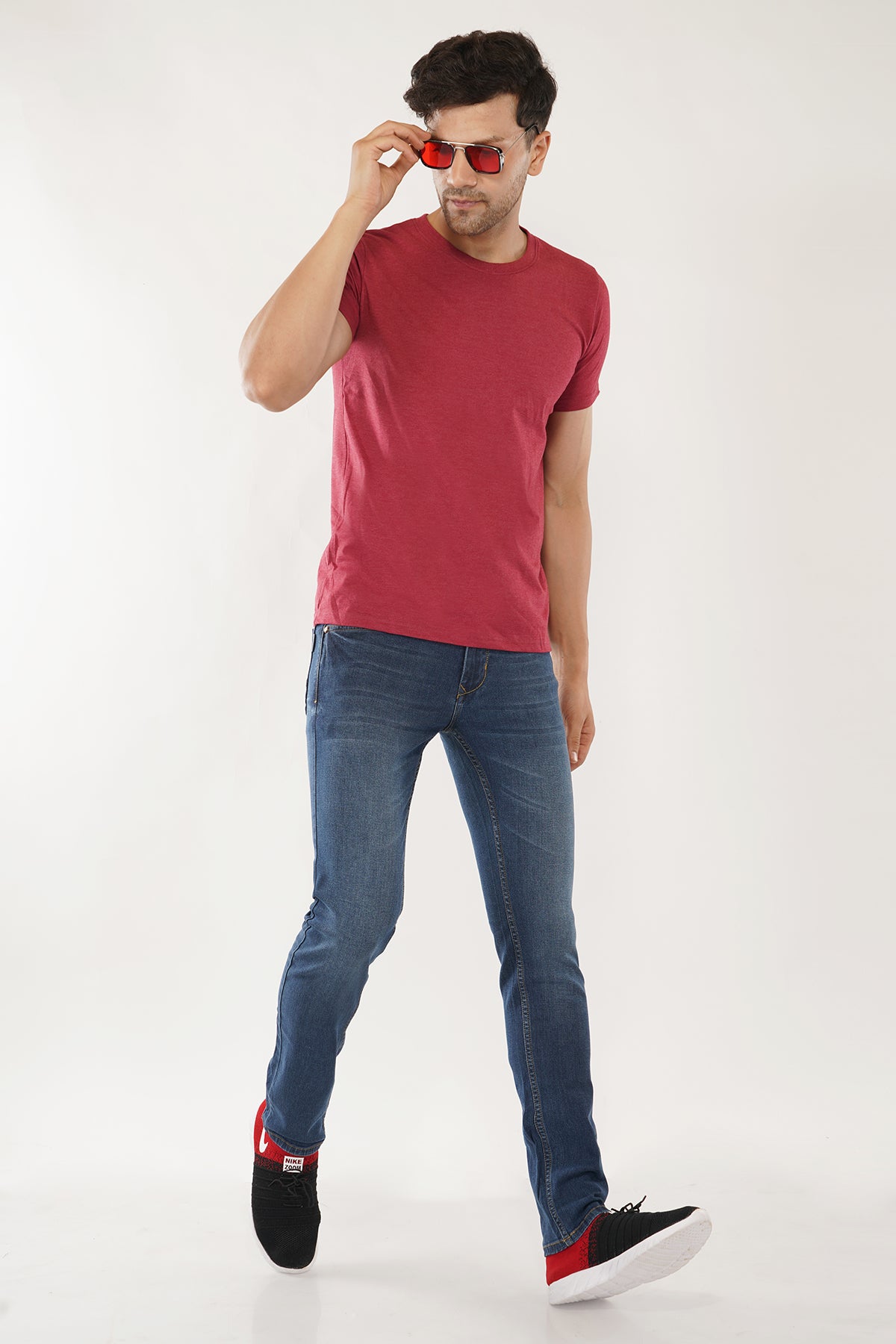Men Dark Blue Slim Fit Jeans