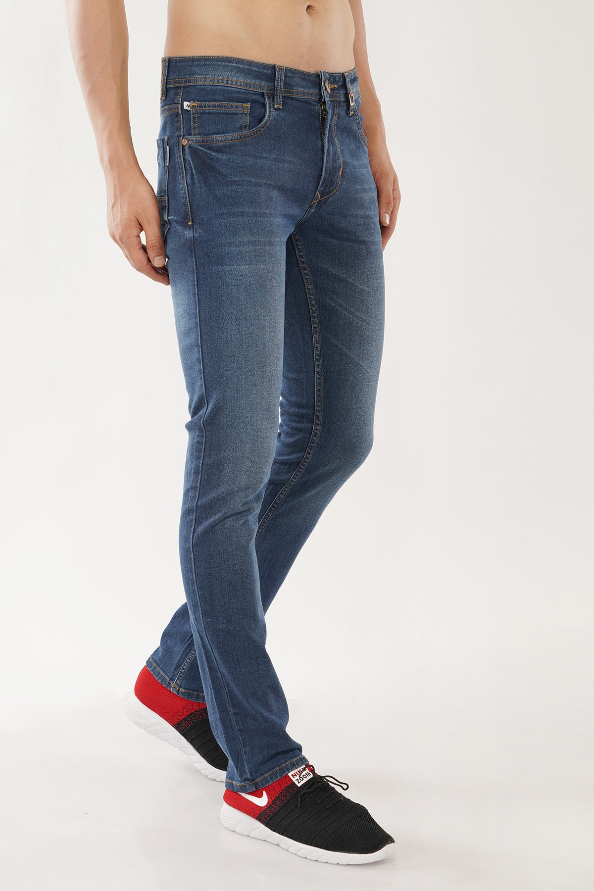 Men Dark Blue Slim Fit Jeans