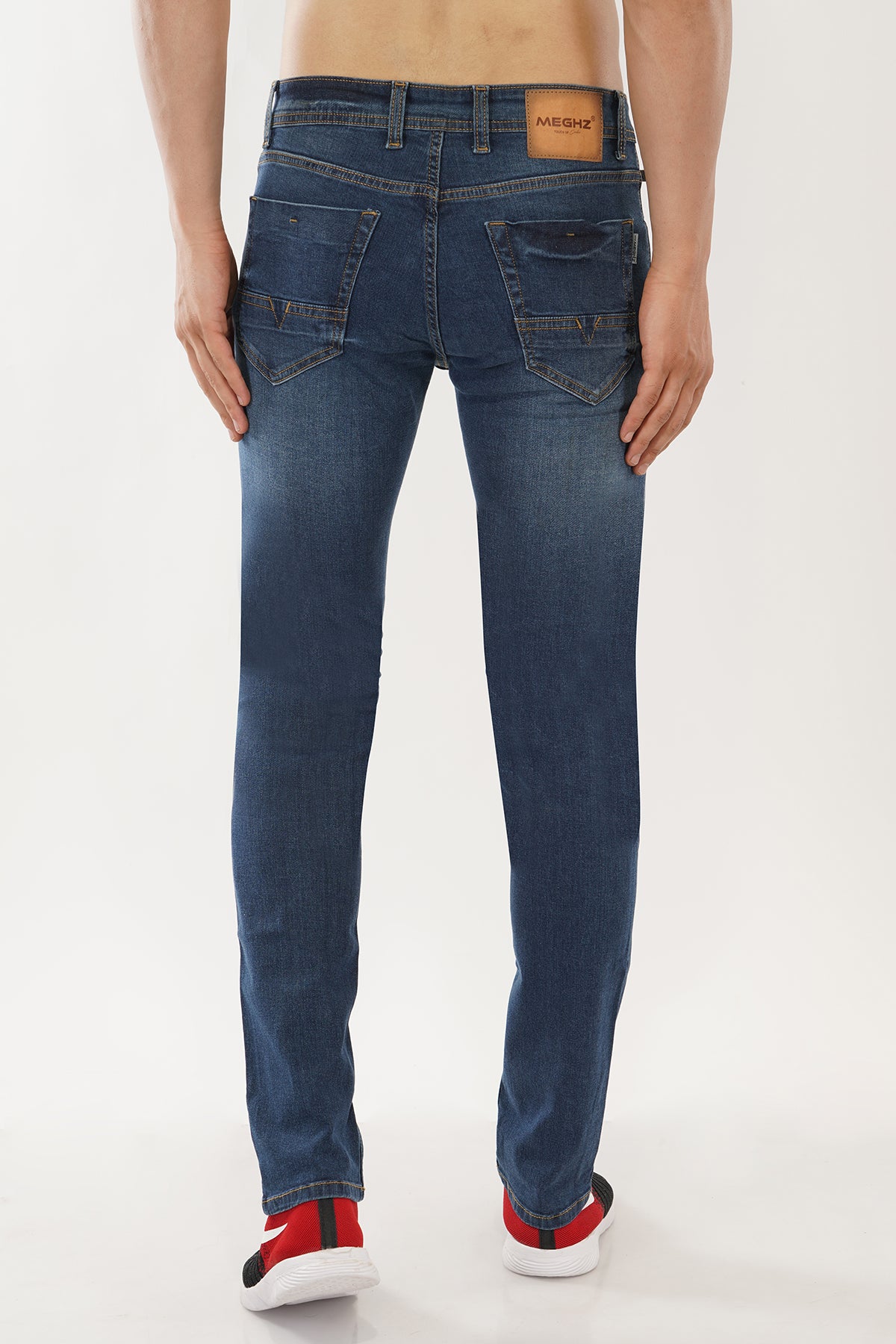 Men Dark Blue Slim Fit Jeans