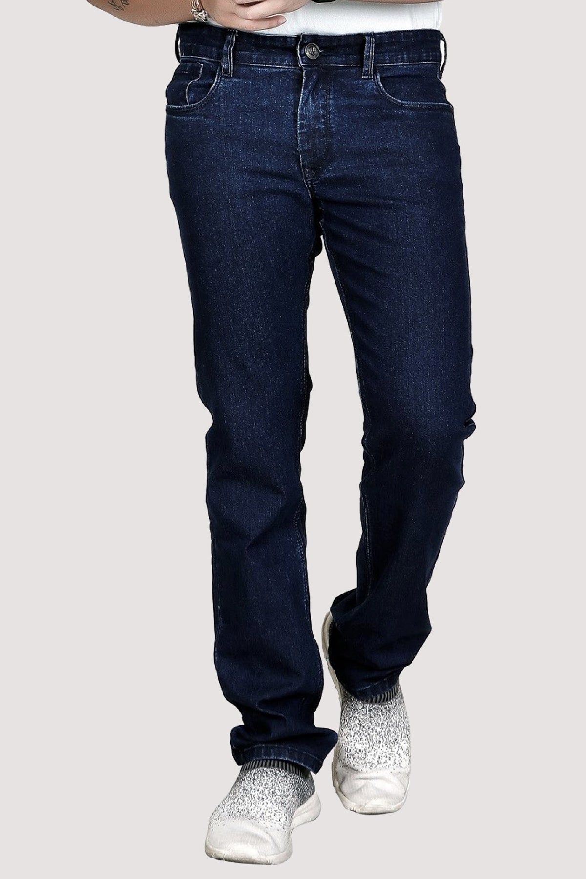 Men Dark Blue Regular Jeans