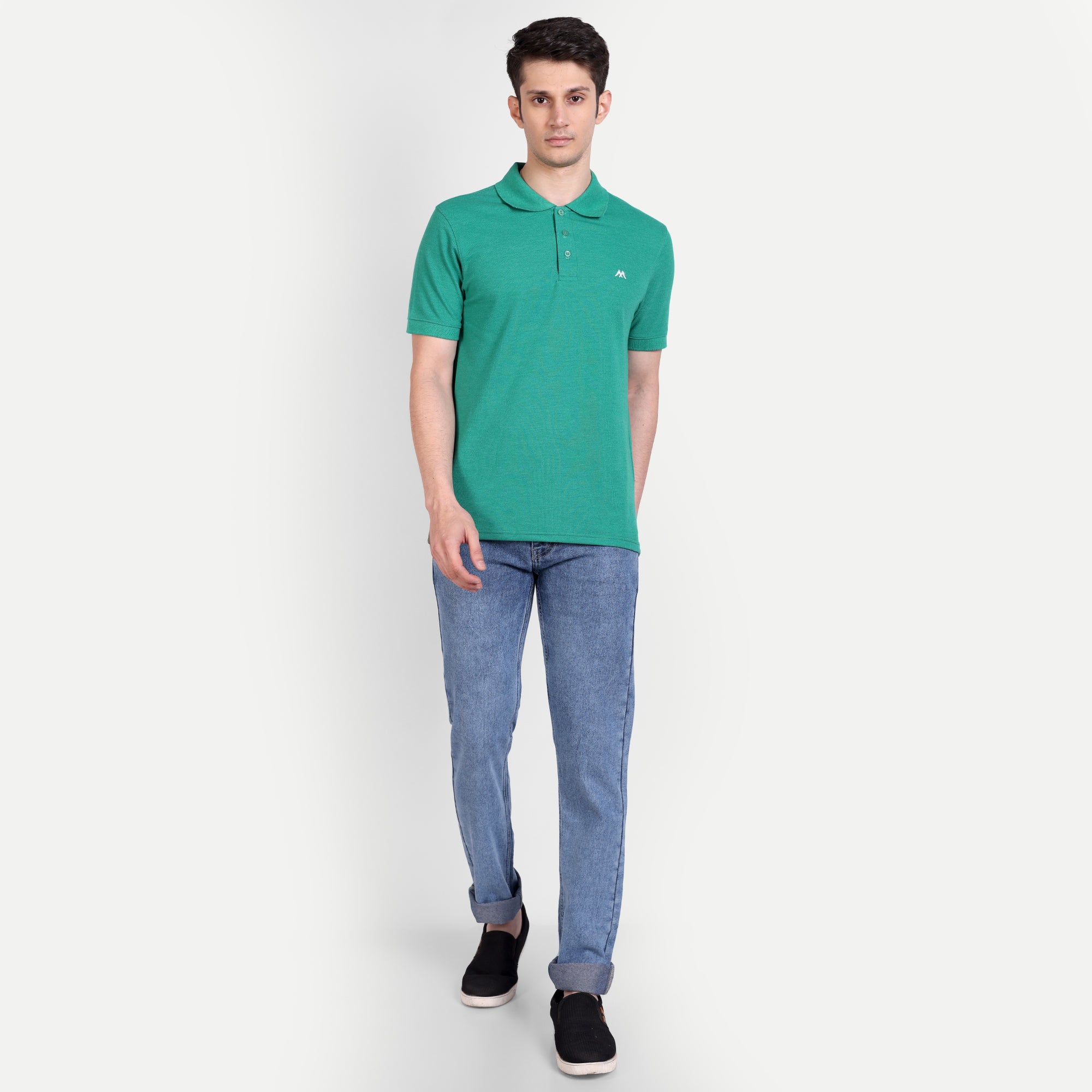 Men's Light Blue Slim Fit Denim Jeans