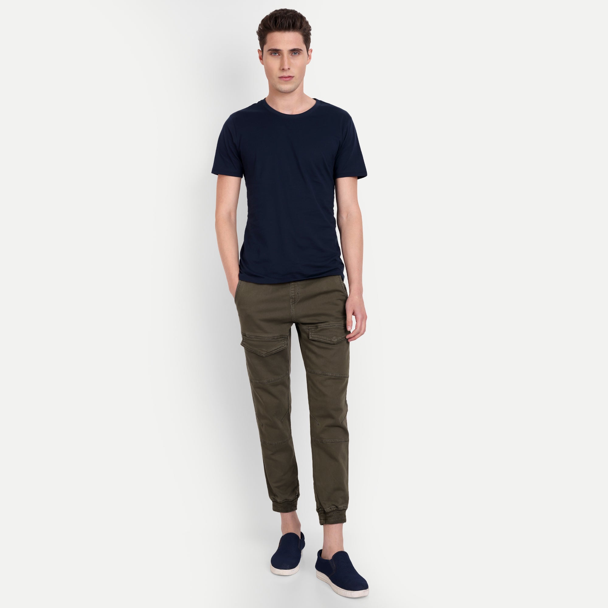 Men's Olive Green Jogger Pants