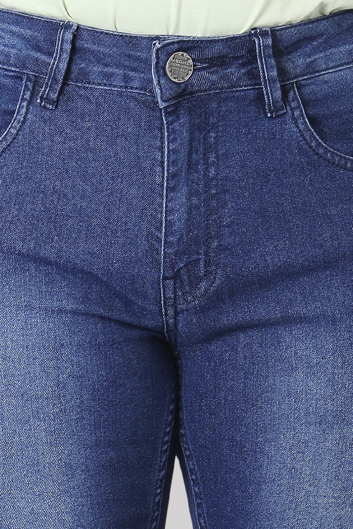 Men Dark Blue Denim Jeans