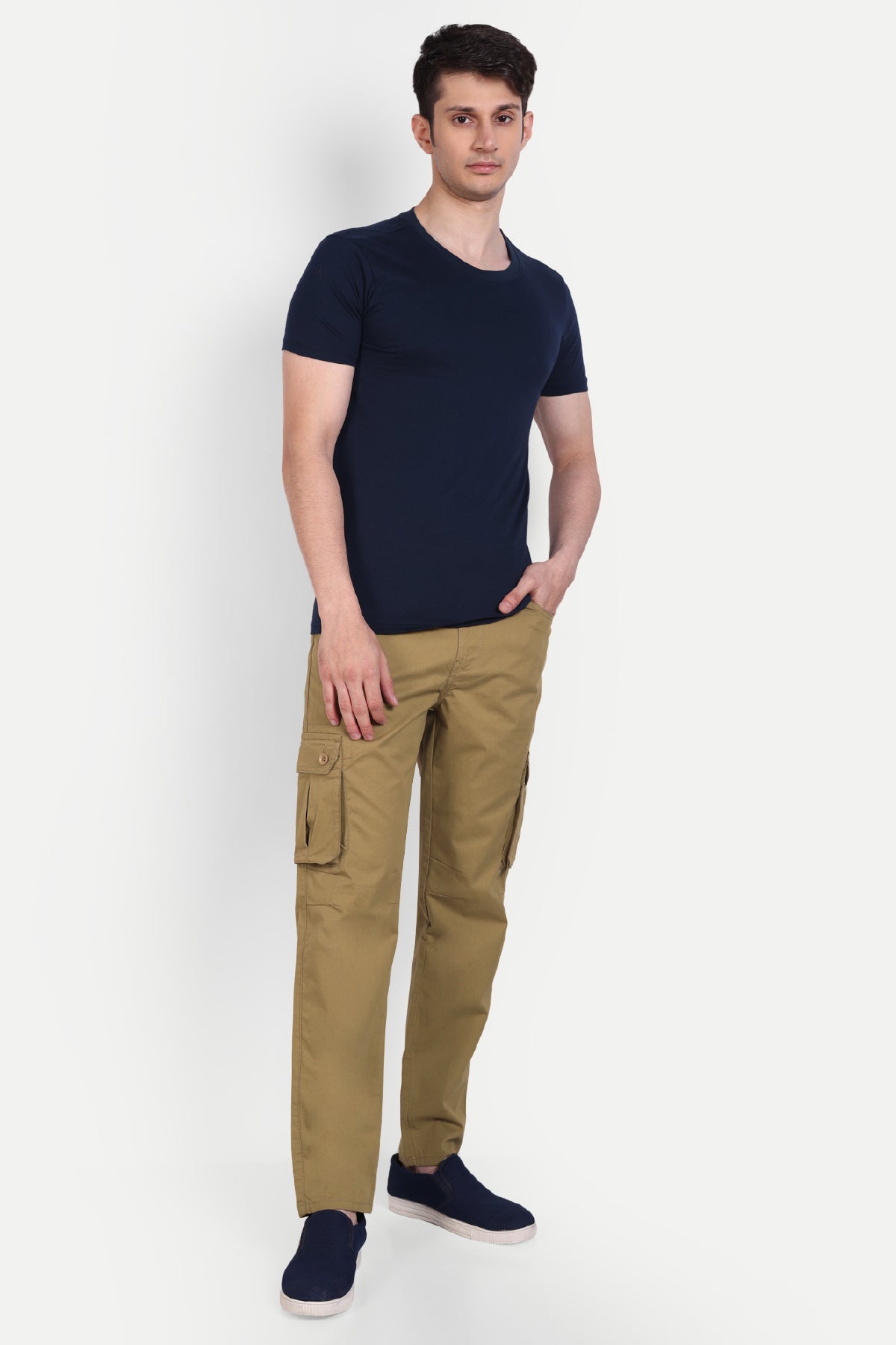 Buy Beevee Men's Cotton Cargo Pants on Amazon | PaisaWapas.com