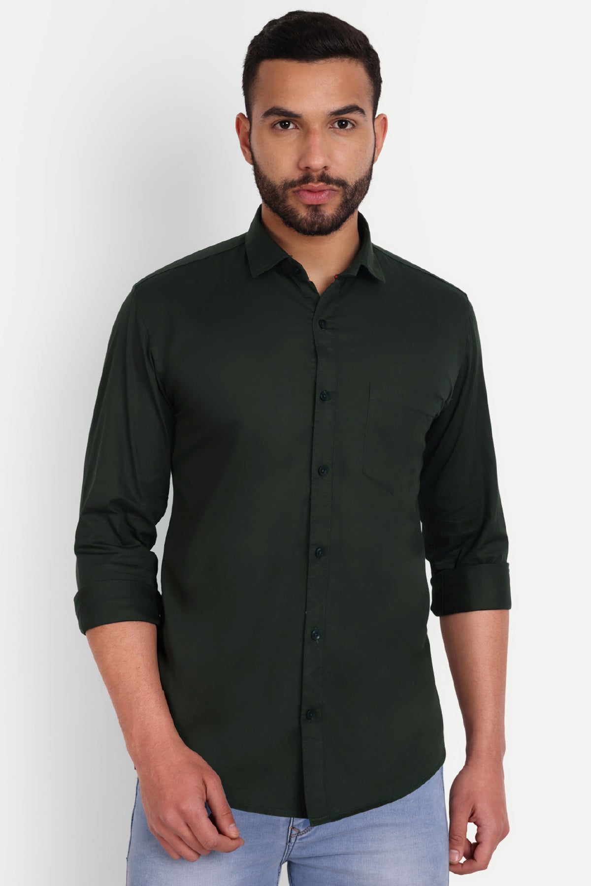 Leaf green hot sale shirt