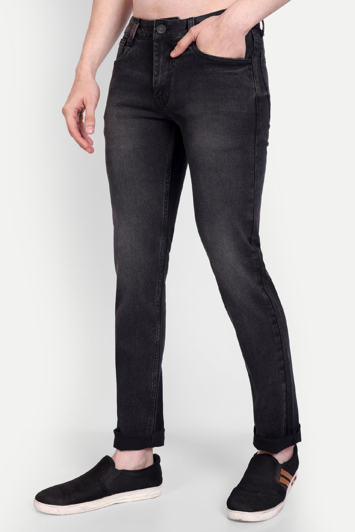 Men's Slim Fit Black Denim Jeans