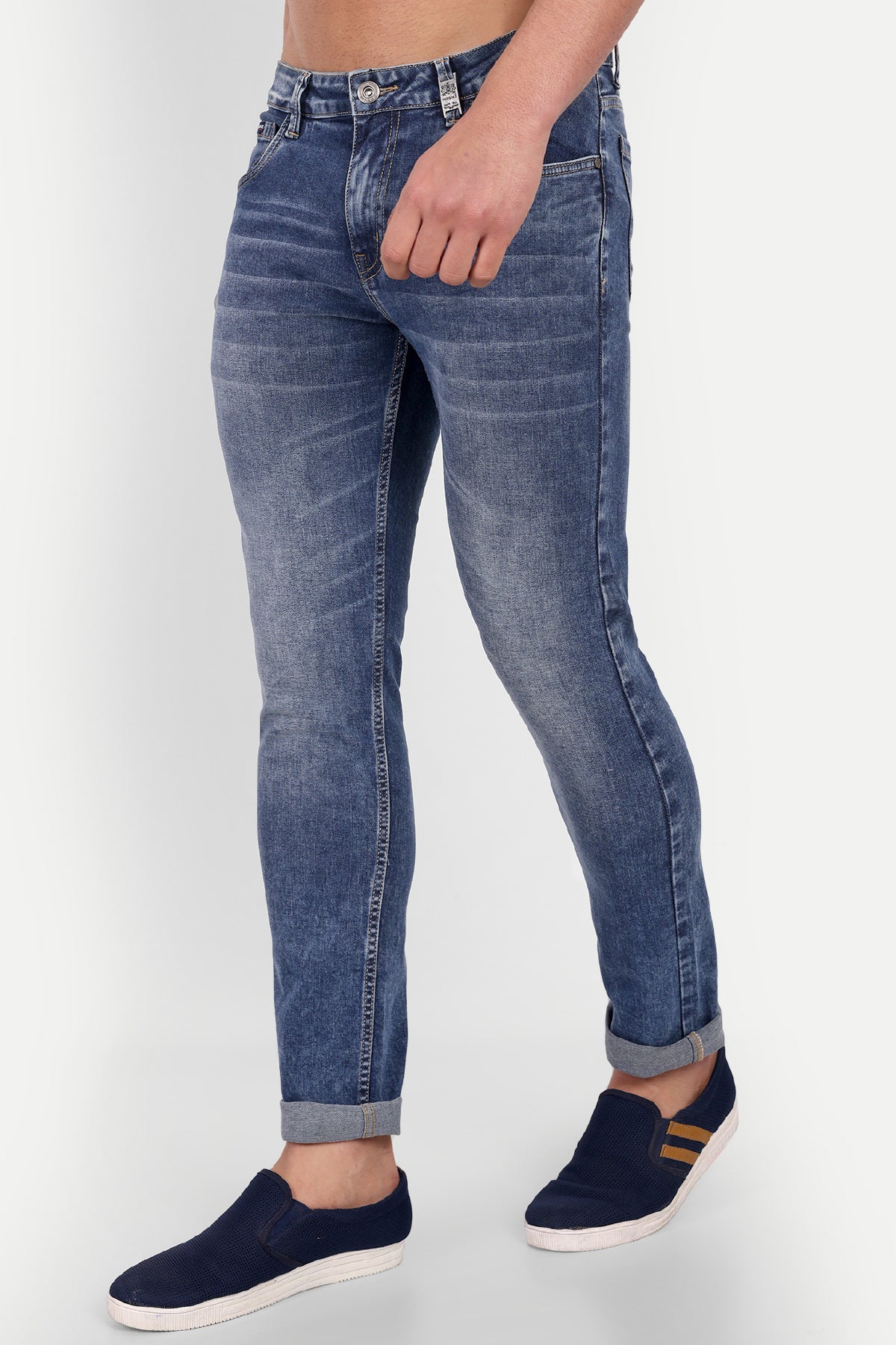 Men's Slim Fit Light Blue Denim Jeans