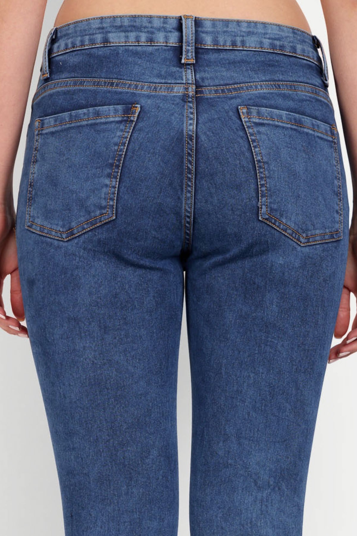 Women Mid Blue Skinny Jeans