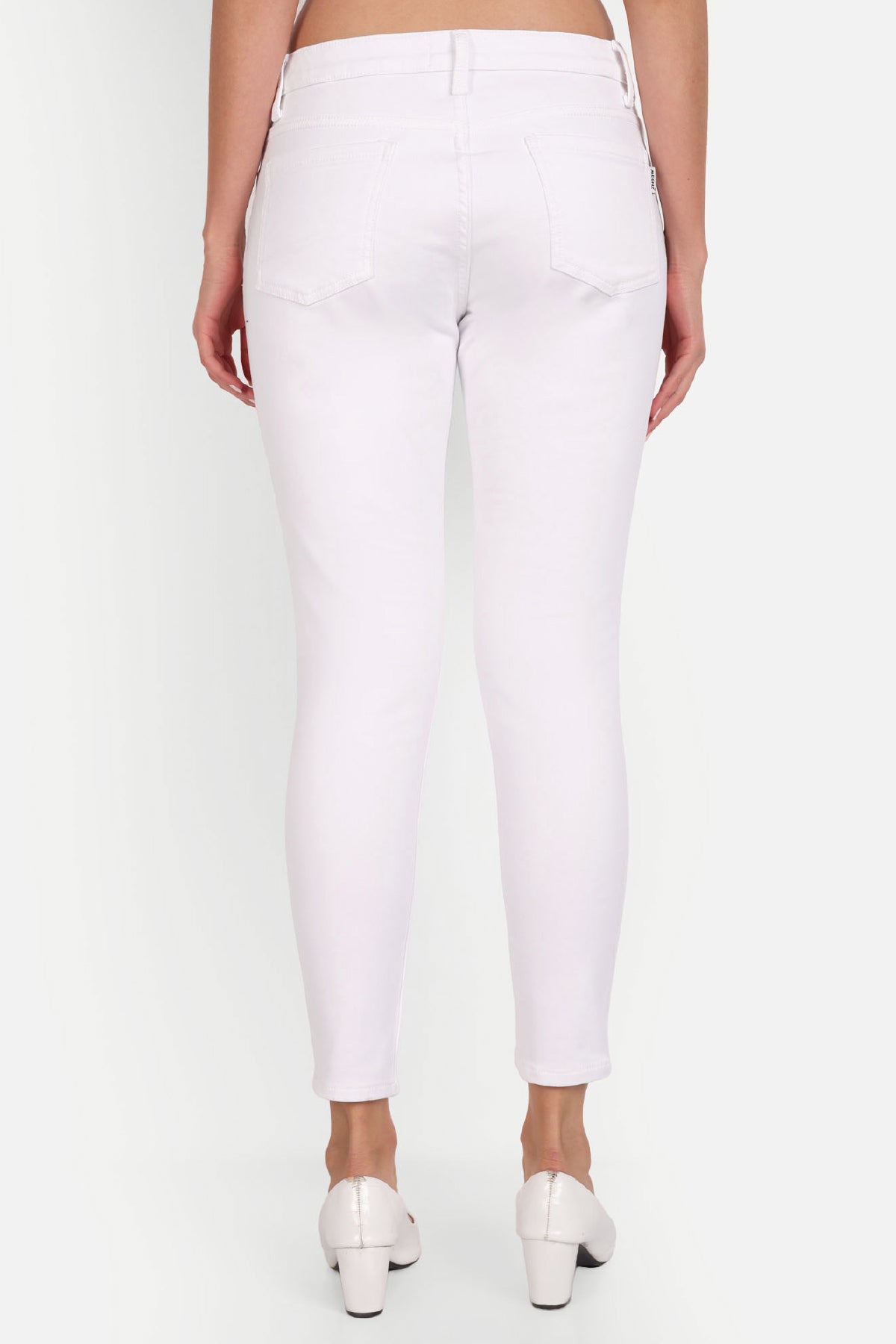 Women White Skinny Jeans