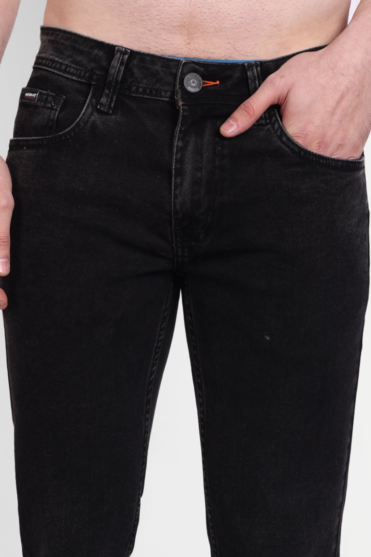 Men's Black Slim Fit Jeans