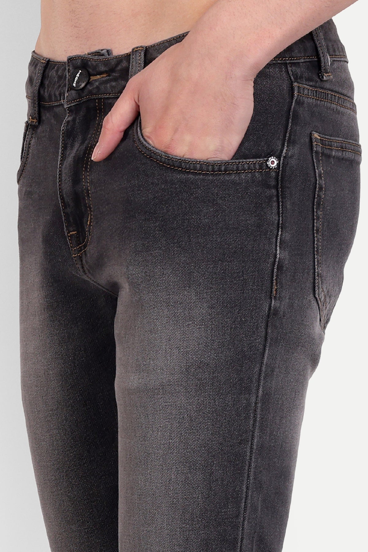 Men's Dusty Grey Slim Fit Jeans
