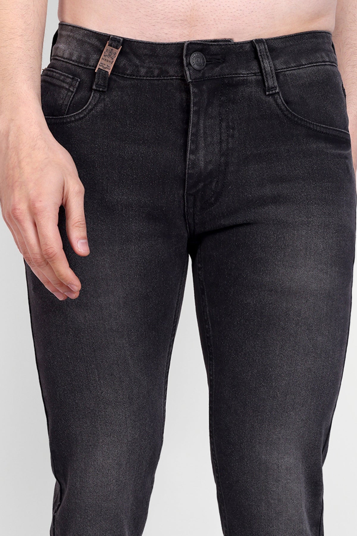 Men's Slim Fit Black Denim Jeans