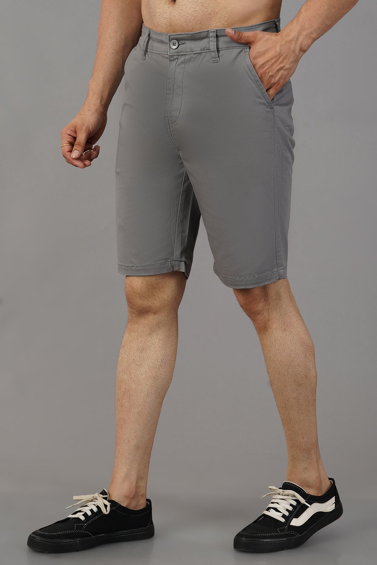 MEN DOLPIN GREY CHINOS SHORTS