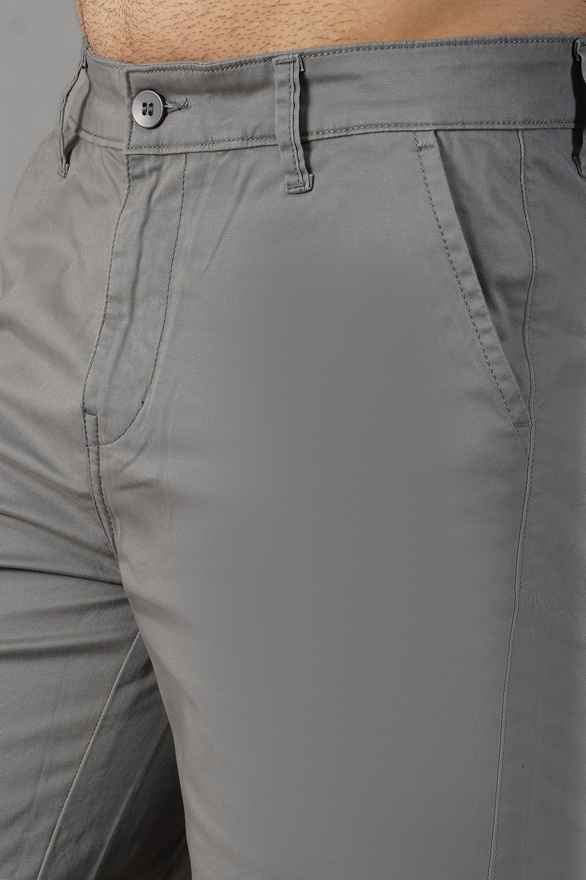 MEN DOLPIN GREY CHINOS SHORTS