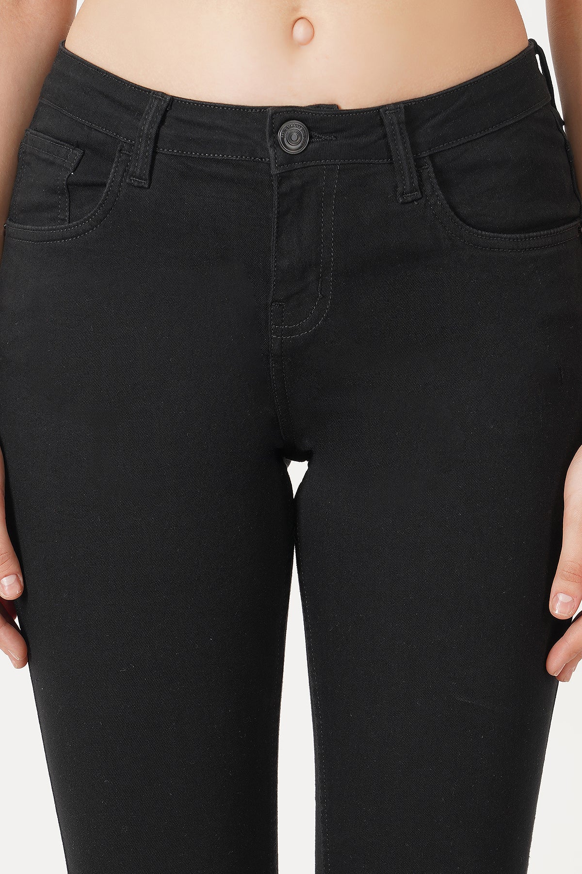 Women Black Bootcut Jeans