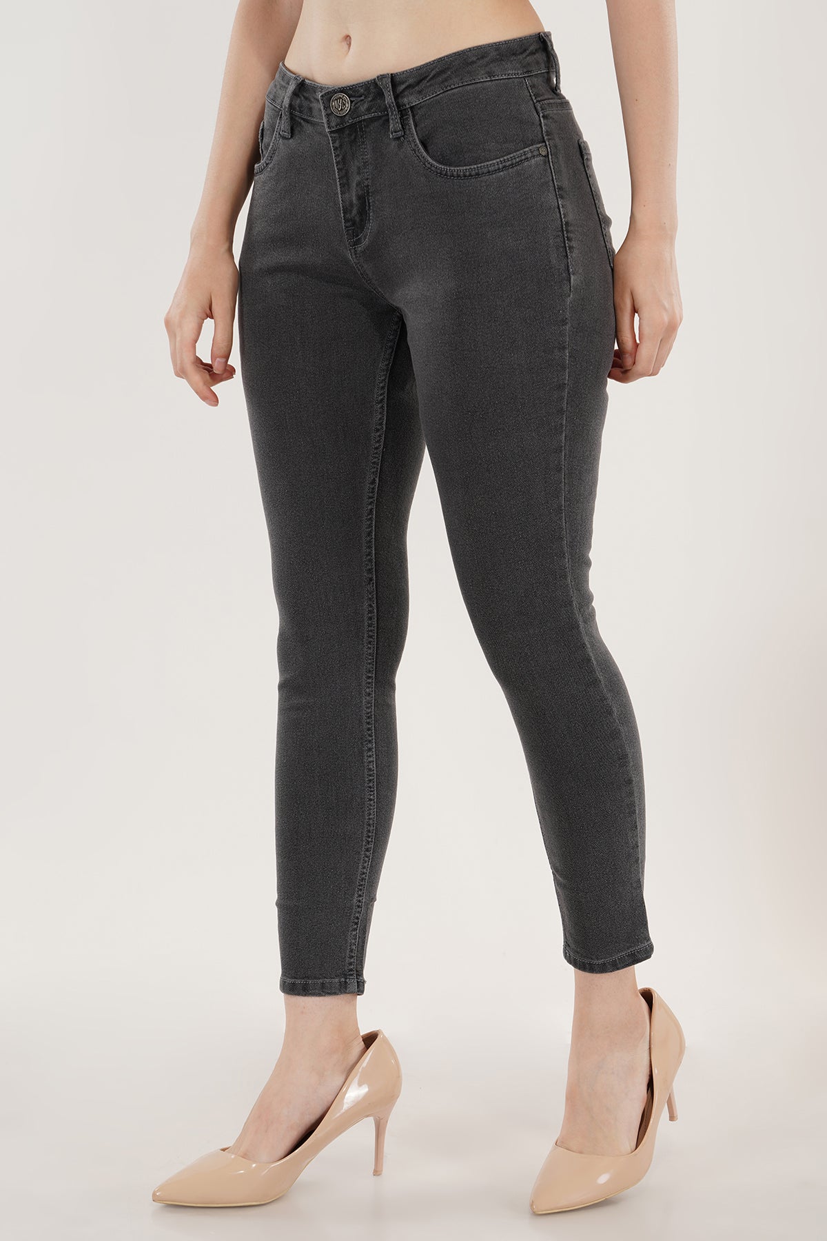 Women Grey Skinny Jeans