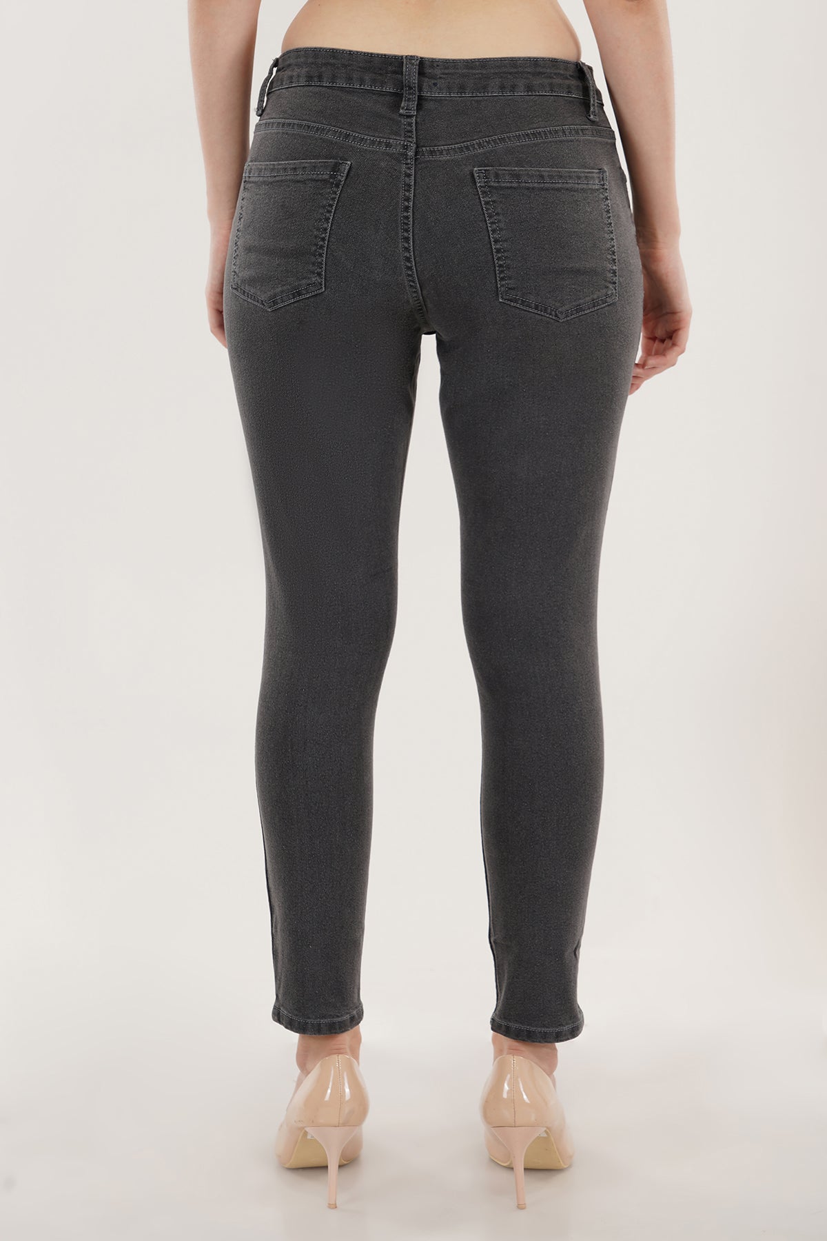 Women Grey Skinny Jeans