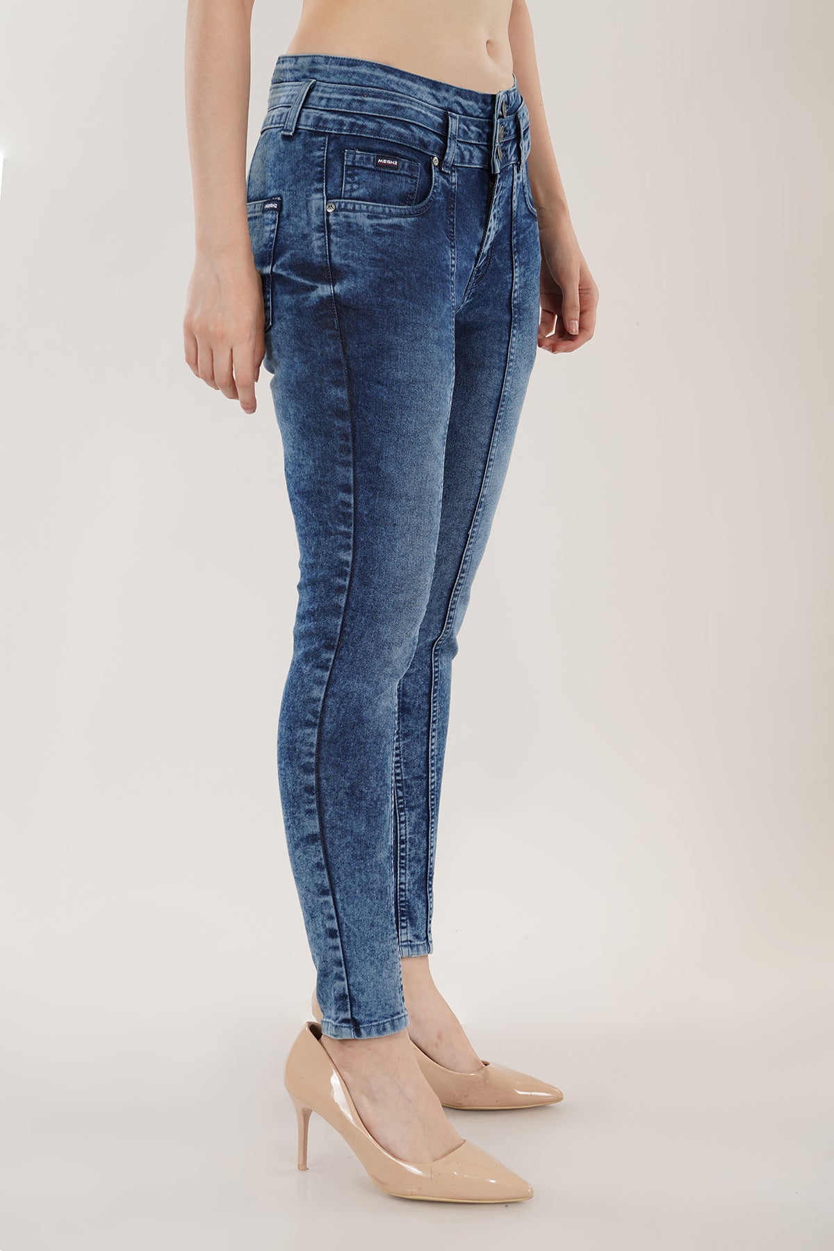 Vintage Blue Broadbelt Jeans