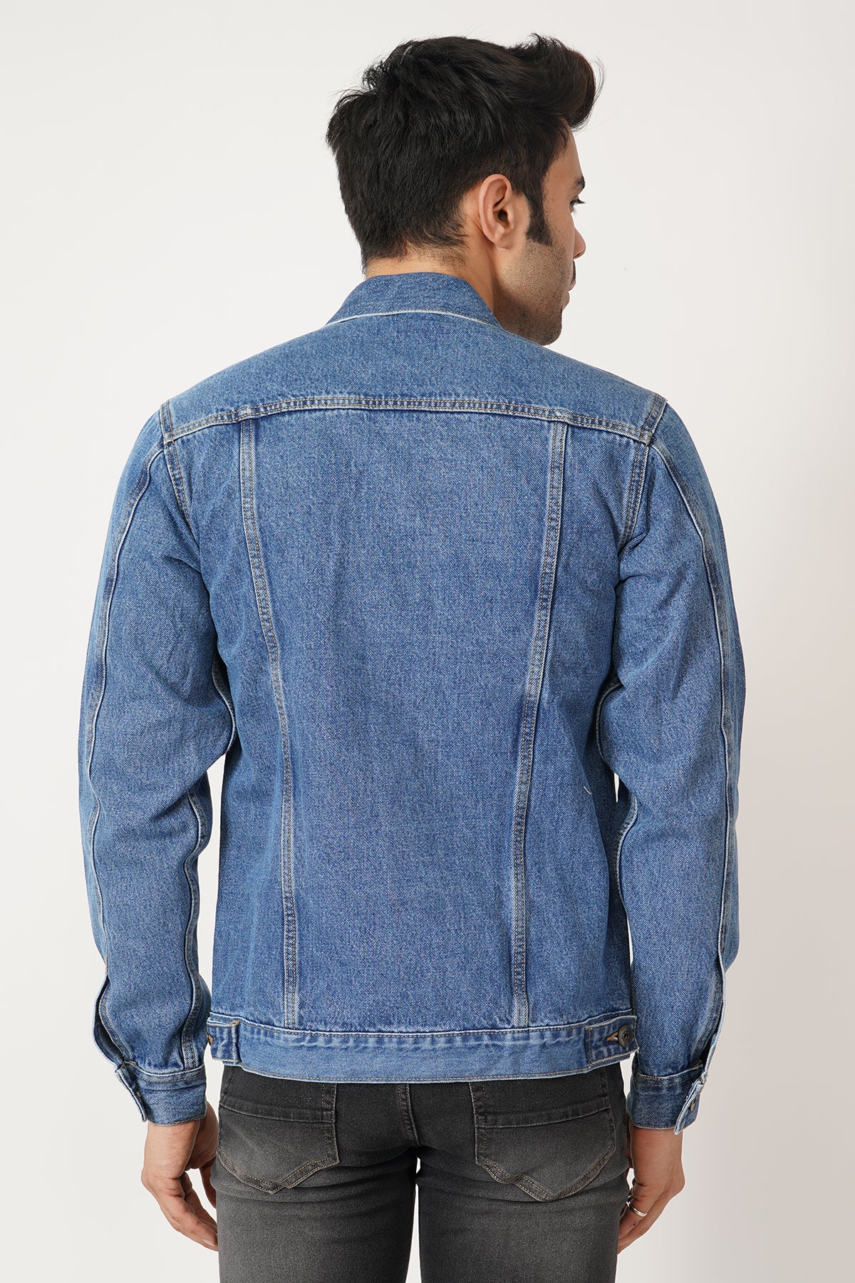 Anagram denim jacket in blue - Loewe | Mytheresa