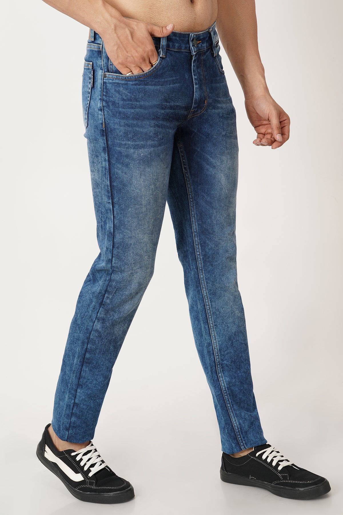 Men's Smokey Blue Slim Fit Jeans