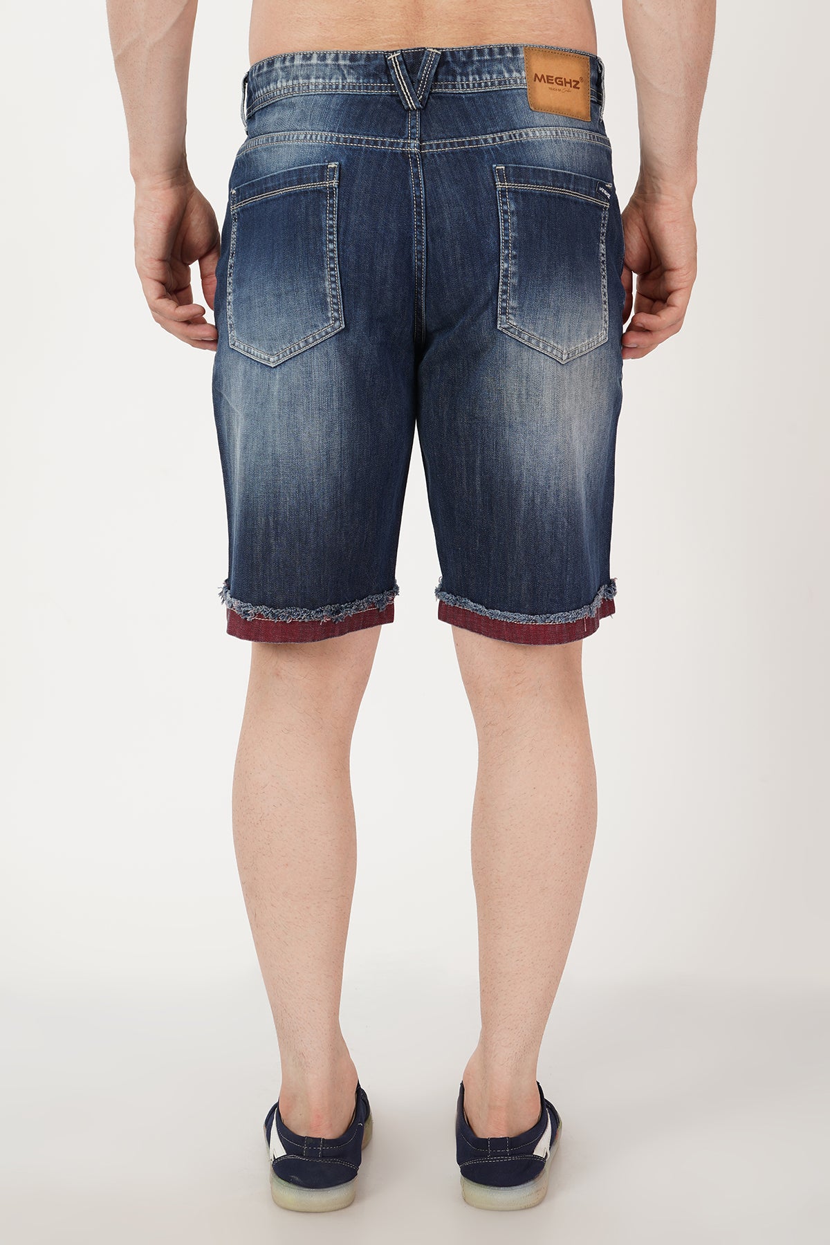 Men Printed Reversed Bottom Shorts