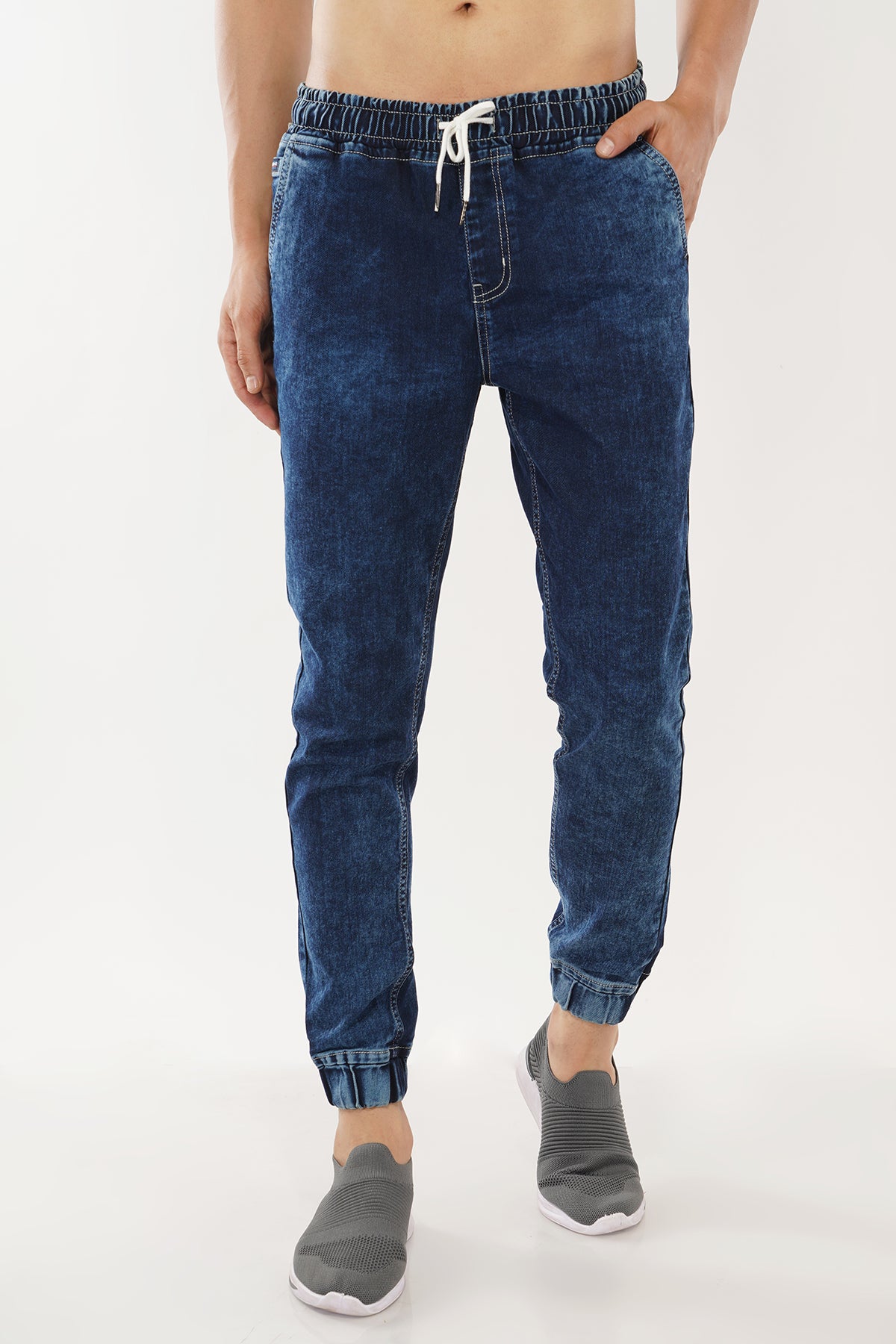 Mens joggers blue online