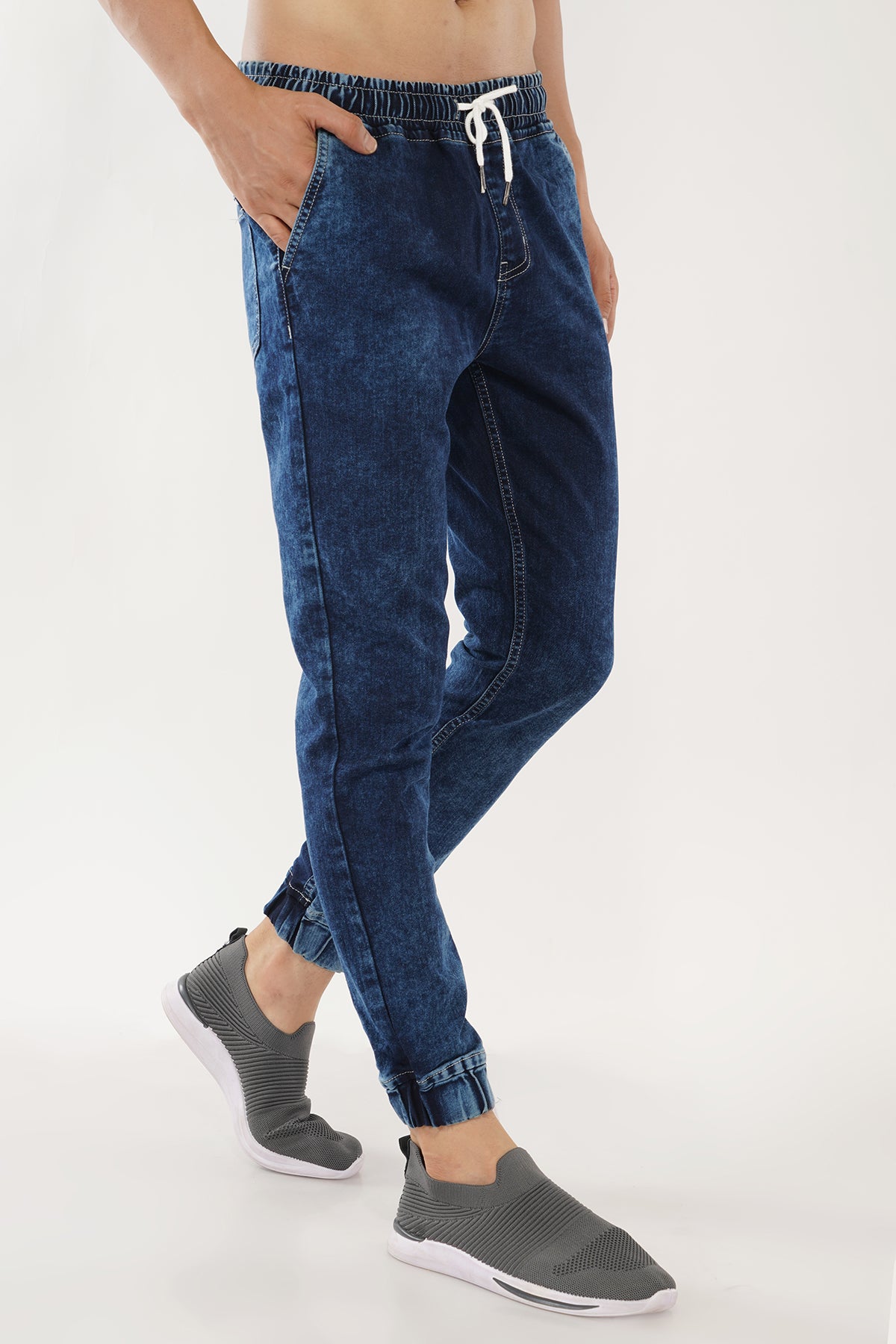 Mens denim cheap jogger jeans